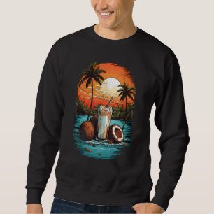 Zomer Kokosnoot Drink Aloha Beach Hawaiian Trui