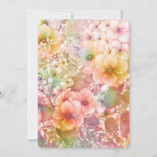 Zomer Kosmos Verjaardagsfeest Kaart (Achterkant)