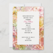 Zomer Kosmos Verjaardagsfeest Kaart (Voorkant)