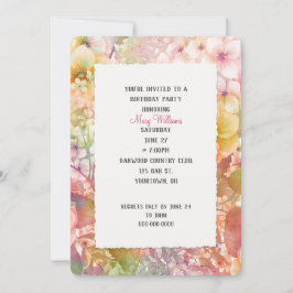 Zomer Kosmos Verjaardagsfeest Kaart