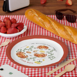 Zomer Krab Boil Low Country Boil Kookfeest Papieren Bordje