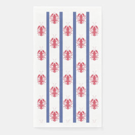 Zomer kreeft thema servet