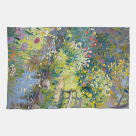 Zomer Kreek Bloemen Theedoek