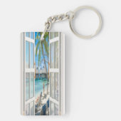 Zomer Kust Avontuur Sleutelhanger (achterkant)