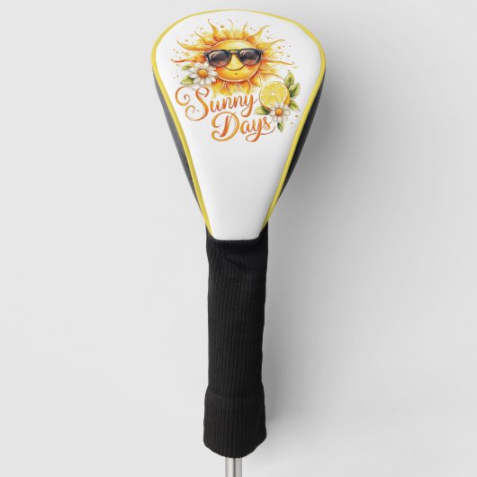 Zomer Kust Strand Quotes Golfheadcover (Voorkant)