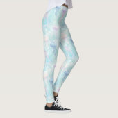 Zomer Kwallen Kustpatroon Leggings (Rechts)