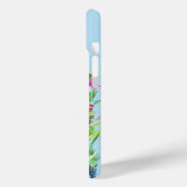 Zomer, kwikstaart, wilde bloemen Case-Mate iPhone case (Achterkant / Links)