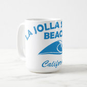 Zomer la jolla shores- california  koffiemok (Voorkant links)