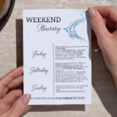 Zomer Laatste Splash Bachelorette Party Kaart