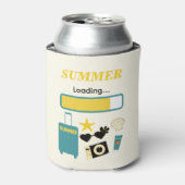 Zomer Laden Geel Blikjeskoeler (Blikje Voorkant)