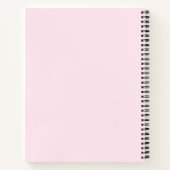 Zomer laden Roze Spiraal Notebook Notitieboek (Achterkant)