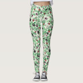 Zomer - Lady Bugs, Vlinders en Bladeren Leggings (Voorkant)