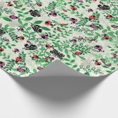 Zomer - Lady Bugs, Vlinders en Bladeren - Roll Cadeaupapier (Hoek)