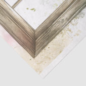 Zomer Landschap & Hout Venster AN6 Decoupage Tissuepapier (Detail)