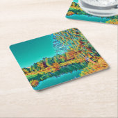 Zomer Landschap Onderzetter (Schuin)