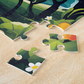 Zomer Landschap puzzels (Zijkant)
