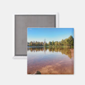 Zomer Landschapspleinmagneet Magneet (Voorkant / Achterkant)