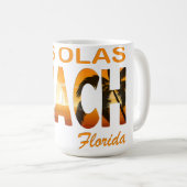 Zomer las olas- florida koffiemok (Voorkant rechts)