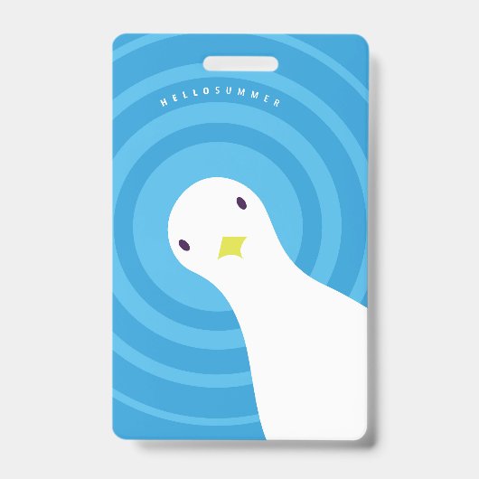 Zomer lay-out poster badge (Voorzijde)
