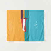 Zomer lay-out poster wandkleed (Voorkant (horizontaal))