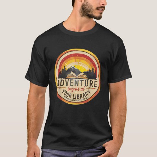 Zomer leesprogramma 2024 Avontuur begint bij Yo T-shirt (Voorkant)