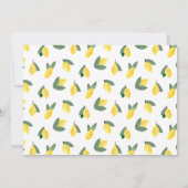 Zomer Lemon Italië Huwelijk Save The Date (Achterkant)