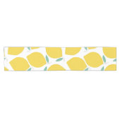 Zomer Lemon-Patterned Custom Achtergrond Kleur Korte Tafelloper (Horizontaal)