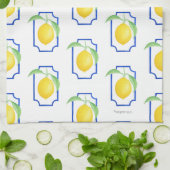 Zomer Lemon Tea Handdoek Keuken Handdoek (Gevouwen)