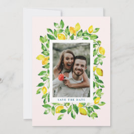 Zomer Lemons en Loof Foto Save The Date