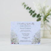 Zomer/Lente bruiloft-Natuur Thema: Kaart (Staand voorkant)