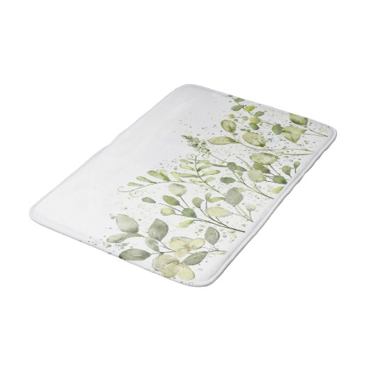Zomer Lente Groen Eucalyptus Decor Badmat (Gekanteld)