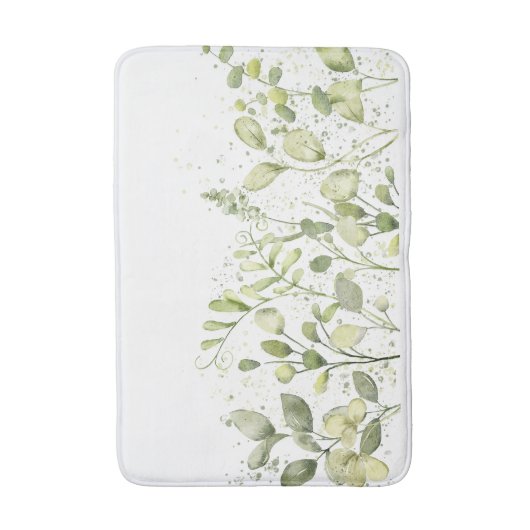 Zomer Lente Groen Eucalyptus Decor Badmat (Voorkant Verticaal)