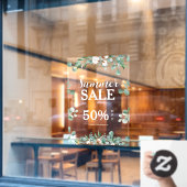 Zomer Lentebest Sale Aangepaste tekst deur Raamsticker (Cafe Raam)