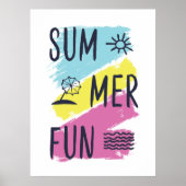 Zomer leuk design. poster (Voorkant)