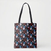 Zomer Leuk Gnome 4th van Juli Canvas tas (Voorkant)