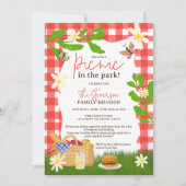 Zomer leuk Plezier Picknick in het park familiereü Kaart (Voorkant)