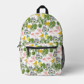 Zomer Leuk Schattige Tropisch Patroon Bedrukte Rugzak (Voorkant)