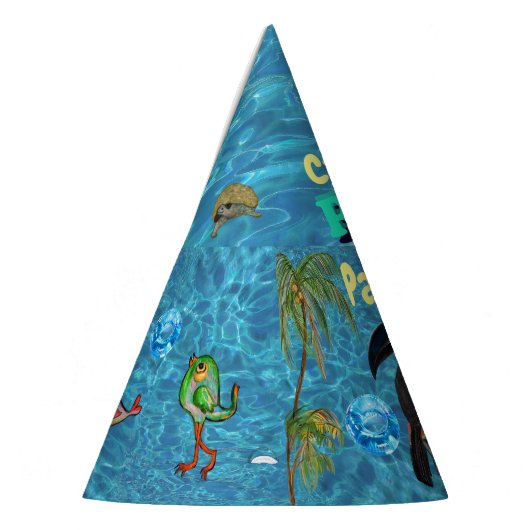 Zomer Leuk Zwembad Feesthoedjes (Links)