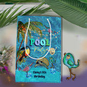 Zomer Leuk Zwembad Party Tropisch Medium Cadeauzakje