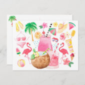 Zomer Leuke Groeten van het strand Briefkaart (Voorkant / Achterkant)