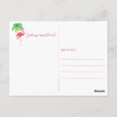 Zomer Leuke Groeten van het strand Briefkaart (Achterkant)