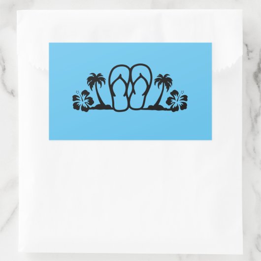 Zomer Leuke Teenslippers Palmbomen Stickers (Tas)