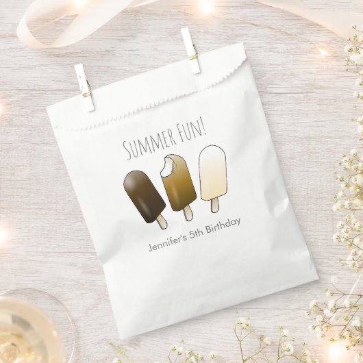 Zomer Leuke Verjaardag Bedankzakje (Geknipt)