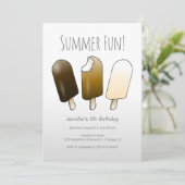 Zomer Leuke Verjaardag Kaart (Staand voorkant)