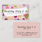 Zomer Levering gezond Visitekaartje (Voorkant / Achterkant)