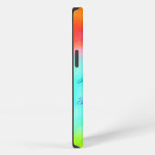 Zomer Libelle Regenboog Helder Decoratie iPhone Hoesje (Rechterkant)