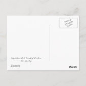 Zomer licht briefkaart (Achterkant)