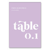 Zomer Licht Paarse Lila Bruiloft Kaart (Voorkant)