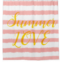 Zomer Liefde Pastel Roze Witte Strepen