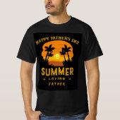 "ZOMER LIEFHEBBENDE VADER" Custom Vaderdag T-shirt (Voorkant)